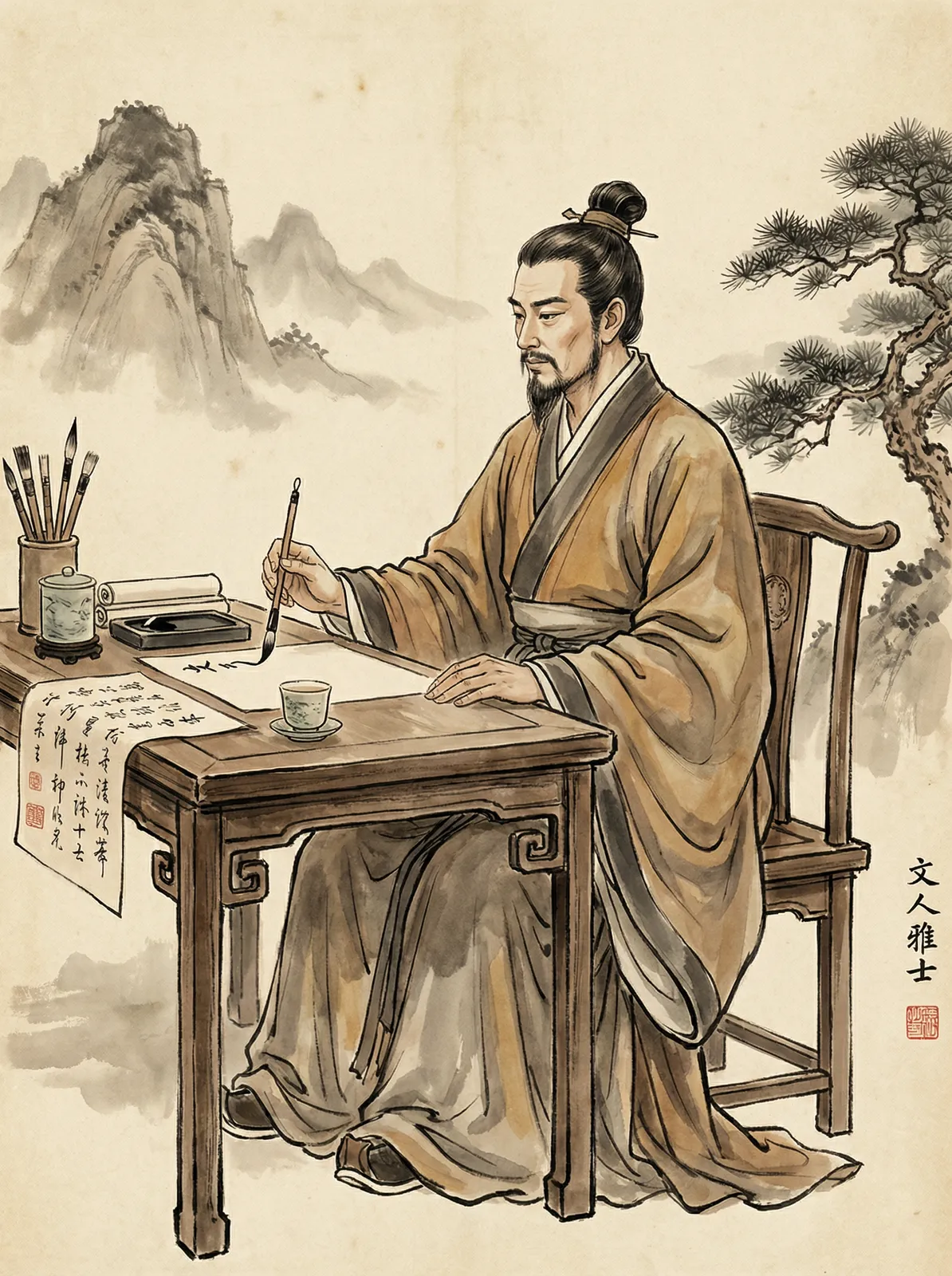 曹长卿 主人曹长卿古风画像